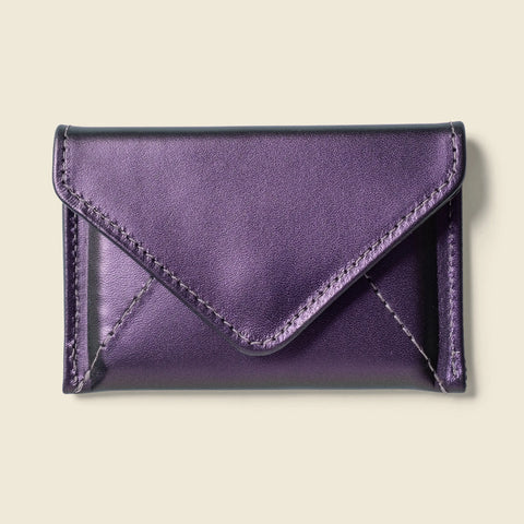 Mini Envelope Wallet 4.5 Inch Iridescent Leather – Handmade in USA CASUPO  Envelope Wallet