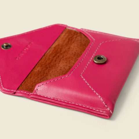 Mini Envelope Wallet 4.5 Inch RFID Protected Raspberry – Made in USA CASUPO  Envelope Wallet