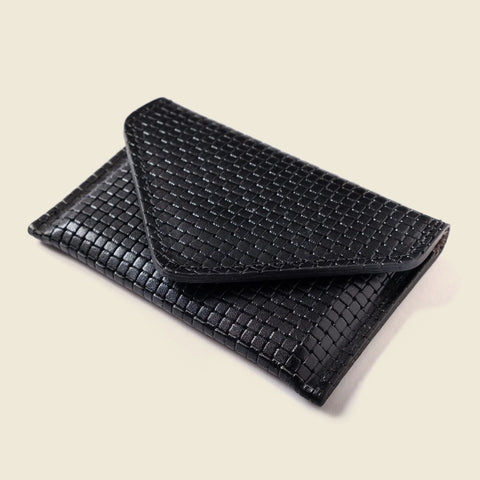 Mini Envelope Wallet 4.5 Inch Woven Leather – RFID Blocking | Handmade in USA CASUPO  Envelope Wallet