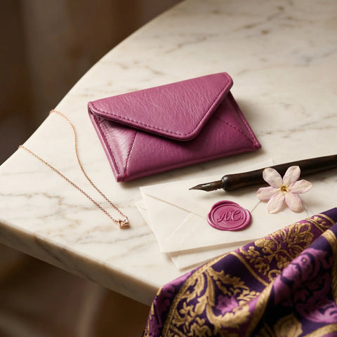 Mini Envelope Wallet With RFID Protection - Lilac CASUPO  Envelope Wallet