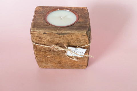 Mini Sugar Mold Candle Shanti + Tula  Home Decor