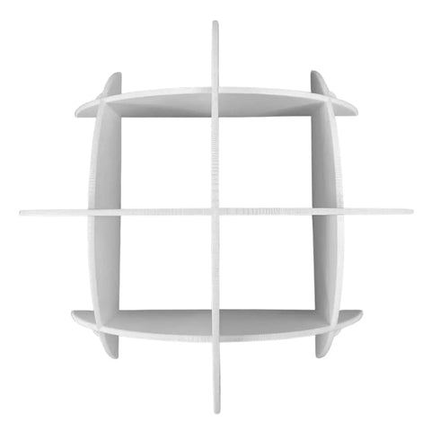 Mini Wall Display Organizer 6-Compartment – White | Made in USA Chatelet Manufacturing 