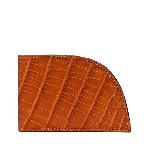 Minimalist Alligator Leather Front Pocket Wallet – Handmade in Maine | Made in USA Rogue Industries  Wallet