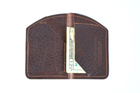 Minimalist Leather Wallet – Front Pocket Slim Design | Made in USA Rogue Industries  Wallet