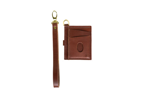 Minimalist Leather Wristlet Wallet – Compact Card Holder – Handcrafted in USA Urban Southern  Wallets