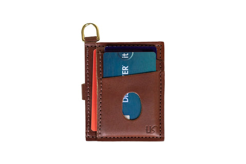 Minimalist Leather Wristlet Wallet – Compact Card Holder – Handcrafted in USA Urban Southern  Wallets