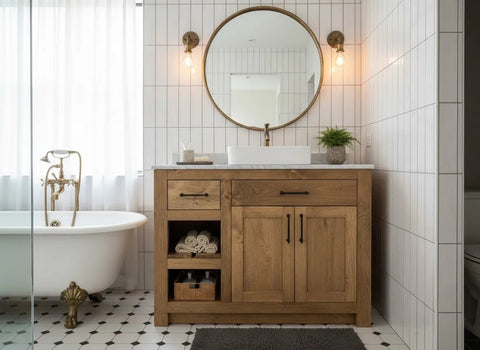 Model #1012 - Single Sink Bathroom Vanity Limitless Woodworking  item