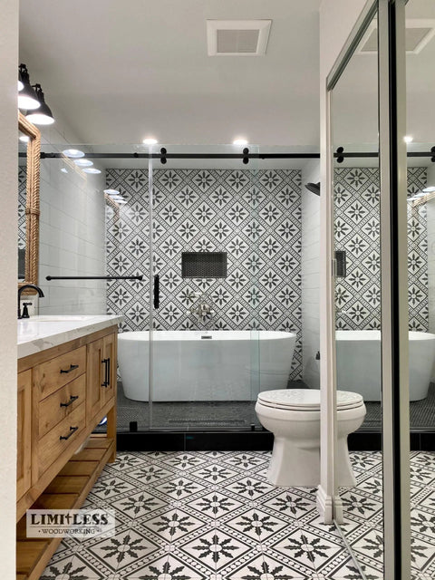 Model #1014 - Double Sink Bathroom Vanity Limitless Woodworking  item