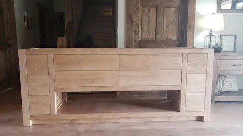 Model #1021 - Double Sink Bathroom Vanity Limitless Woodworking  item