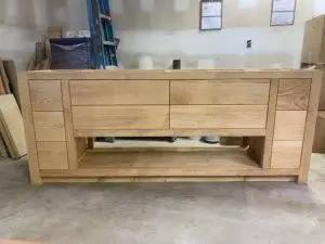Model #1021 - Double Sink Bathroom Vanity Limitless Woodworking  item 4317.23 Default Title