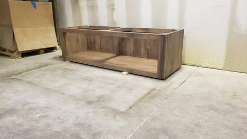 Model #1023 - Double or Single Floating Bathroom Vanity Limitless Woodworking  item
