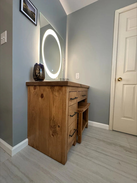 Model #1024 - Make Up Vanity Limitless Woodworking  item