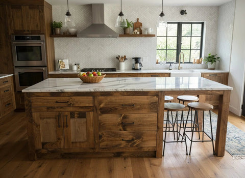 Model #1028 -  Kitchen Island With Seating Area Limitless Woodworking  item