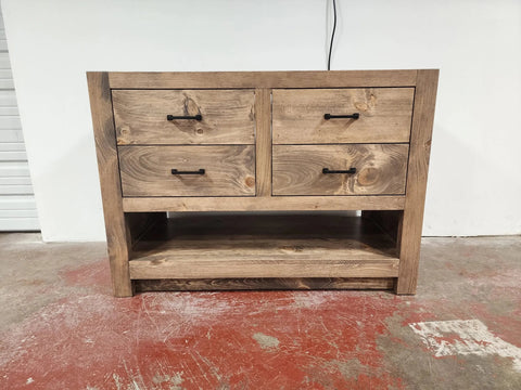 Model #1037 - Single Sink Bathroom Vanity Limitless Woodworking  item 1797.35 Default Title