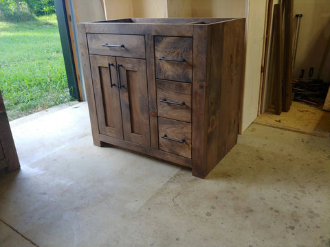 Model #1046 - Single Sink Vanity Limitless Woodworking  item