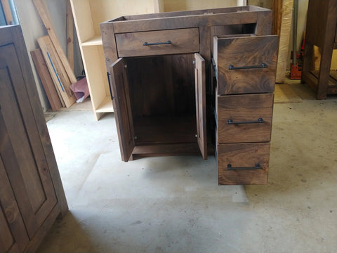 Model #1046 - Single Sink Vanity Limitless Woodworking  item