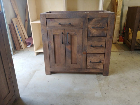 Model #1046 - Single Sink Vanity Limitless Woodworking  item