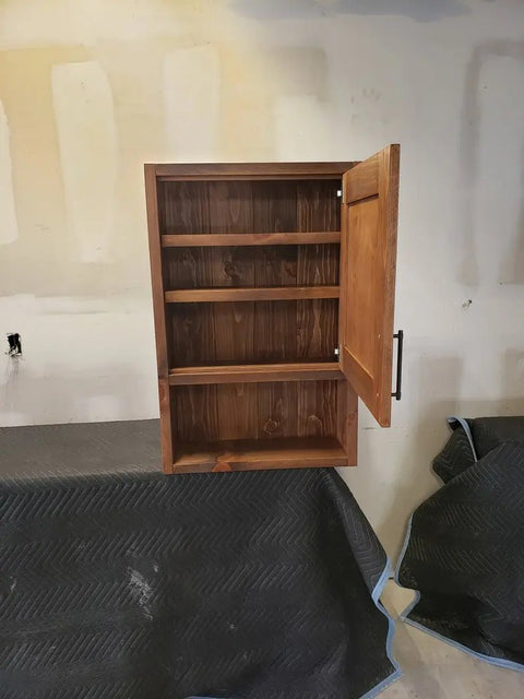 Model #1051 - Over the Toilet Storage Cabinet Limitless Woodworking  item