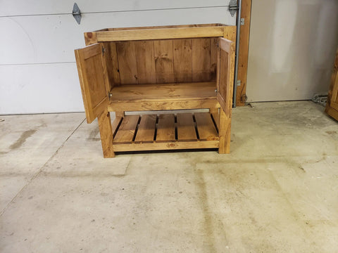 Model #1054 - Single Sink Vanity Limitless Woodworking  item