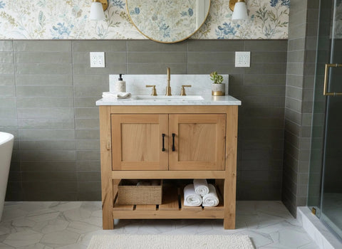 Model #1054 - Single Sink Vanity Limitless Woodworking  item