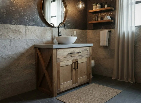 Model #1055 - Single Sink Vanity Limitless Woodworking  item