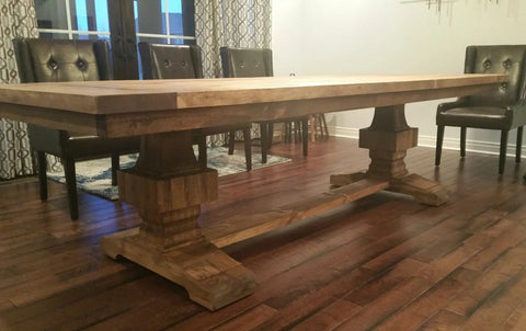 Model #1057 - Farmhouse Table Limitless Woodworking  item 3473.39 72l x 42w x 30h