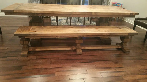 Model #1057 - Farmhouse Table Limitless Woodworking  item