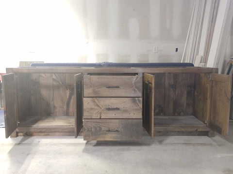 Model #1061 - Double Sink Vanity Limitless Woodworking  item