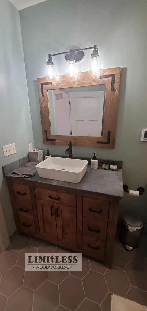 Model #1063 - Single Sink Vanity Limitless Woodworking  item
