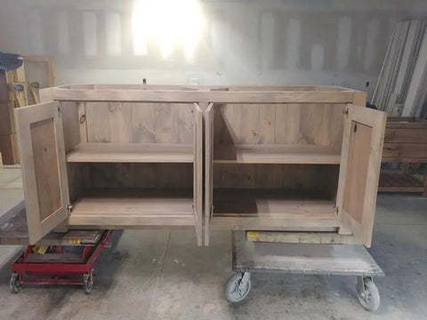 Model #1068 - Double Sink Vanity Limitless Woodworking  item