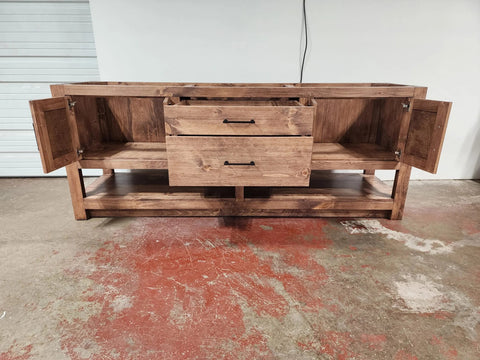 Model #1082 - Double Sink Bathroom Vanity Limitless Woodworking  item