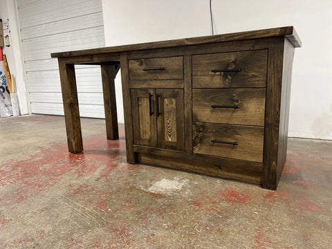 Model #1087 -  Kitchen Island With Seating Area Limitless Woodworking  item