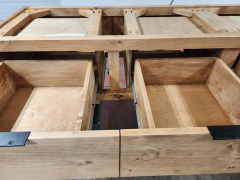 Model #1097 - Floating Double Sink Vanity Limitless Woodworking  item