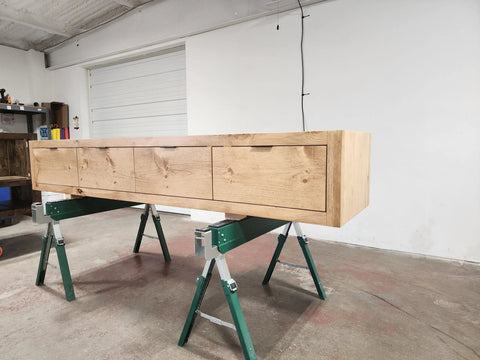 Model #1097 - Floating Double Sink Vanity Limitless Woodworking  item