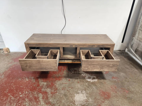 Model #1103 - Floating Double Sink Vanity Limitless Woodworking  item