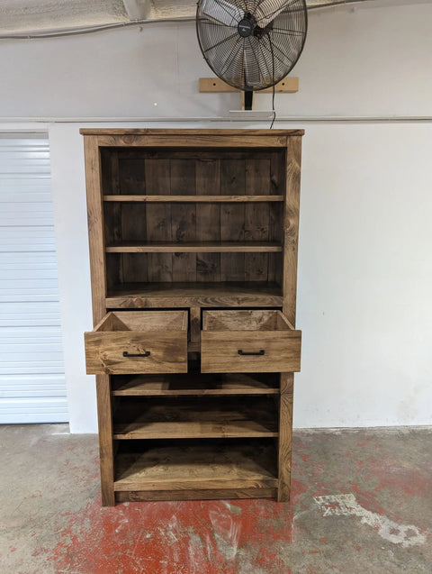 Model #1109 - Bookcase With Drawers Limitless Woodworking  item 3473.72 Default Title