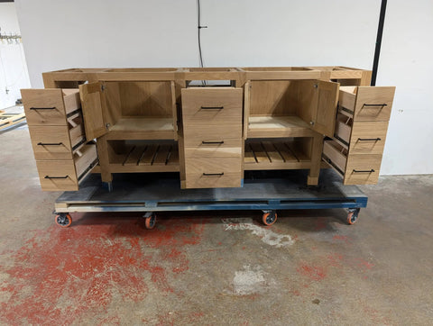 Model #1112 - Double Sink Vanity Limitless Woodworking  item