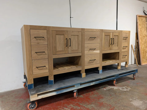 Model #1112 - Double Sink Vanity Limitless Woodworking  item 3664.13 Default Title