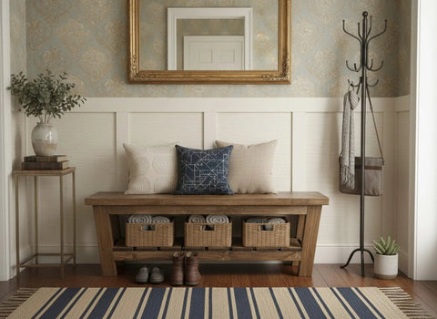 Model #1121 - Custom Entryway Bench Limitless Woodworking  item