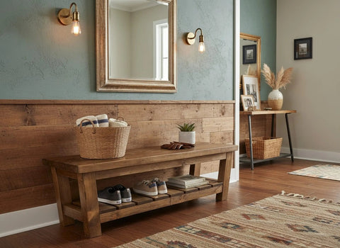 Model #1121 - Custom Entryway Bench Limitless Woodworking  item