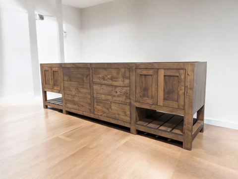 Model #1122 - Double Sink Vanity Limitless Woodworking  item