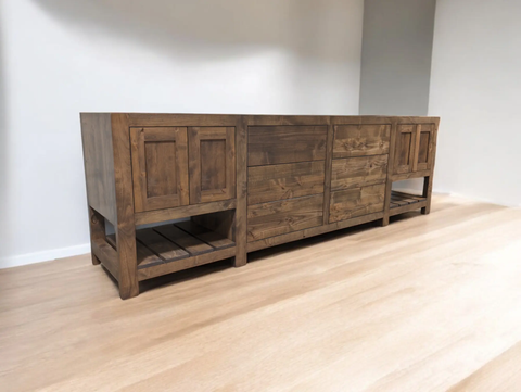 Model #1122 - Double Sink Vanity Limitless Woodworking  item