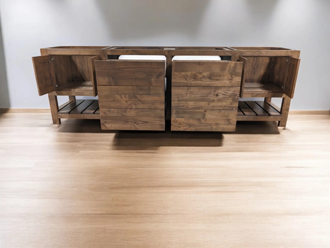 Model #1122 - Double Sink Vanity Limitless Woodworking  item