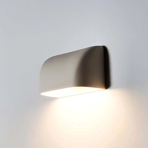 The Balboa Downlight Sconce by A19 Artisan Lighting is a modern, USA-made wall light with a matte finish, handcrafted in California—ideal for pairing with LED smart bulbs for customizable ceramic lighting.