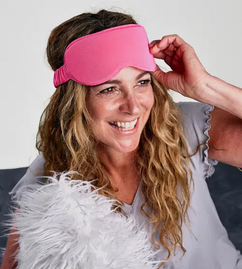 Moisture-Wicking Sleep Mask With Travel Pouch – Goodnighties | Made in USA Goodnighties  item