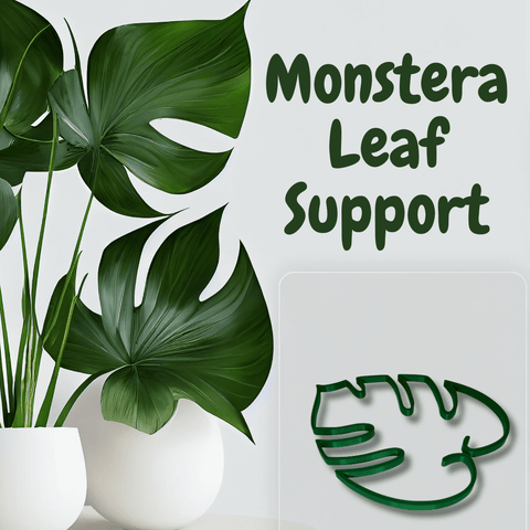 Monstera Leaf Plant Support – Vertical Indoor Plant Stake | Handmade in USA Chatelet Manufacturing 