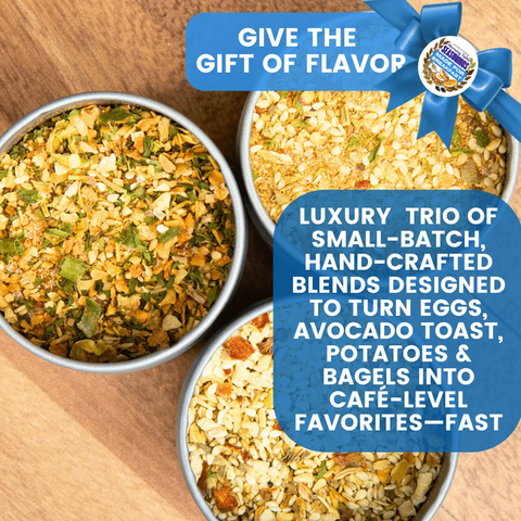 Morning Table Seasonings Gift Set of 3 – Handcrafted Breakfast Spice Blends | Made in USA Artisan Pack Gustus Vitae  Collections & Gift Sets