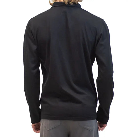 Mt Mitchell Organic Cotton Collared Shirt – Lightweight Jersey Long Sleeve | Made in USA Spiritex | Sustainable Apparel  Men's Tees & Tanks