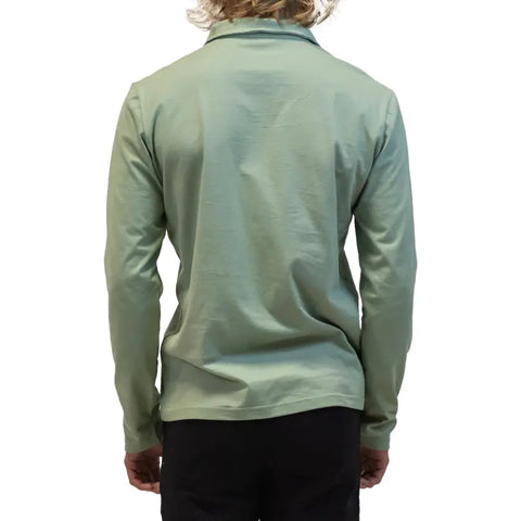 Mt Mitchell Organic Cotton Collared Shirt – Lightweight Jersey Long Sleeve | Made in USA Spiritex | Sustainable Apparel  Men's Tees & Tanks
