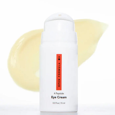 Multi-Peptide Anti-Aging Eye Cream 15ml – Hydrating Formula | Made in USA Open Formula  Skin Care